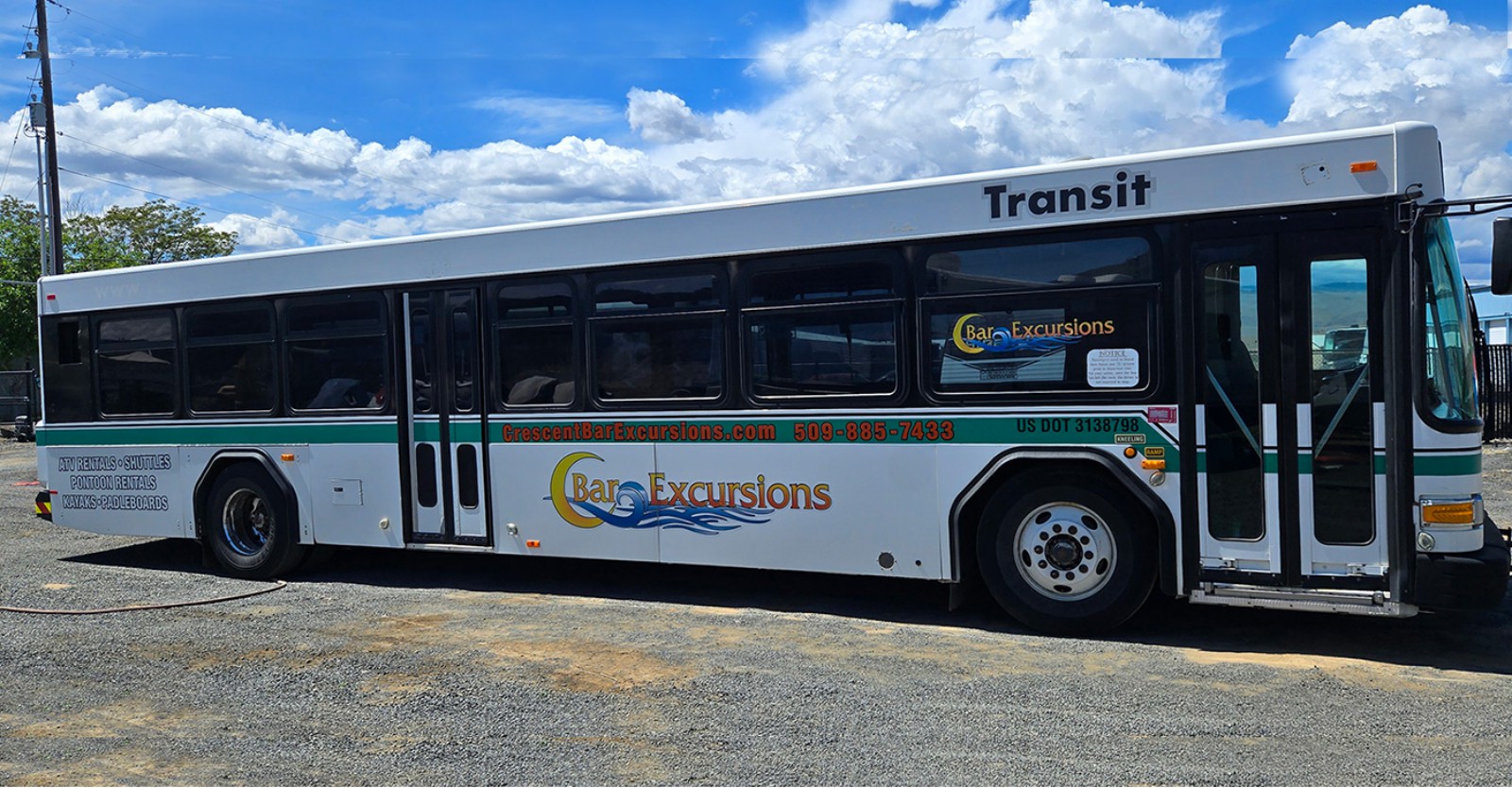 Our new shuttle bus